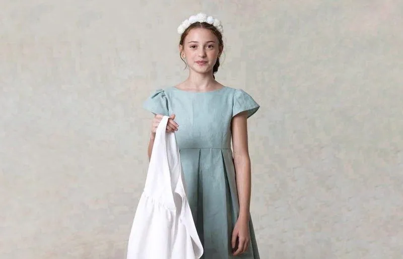summer communion dress, what a cutie