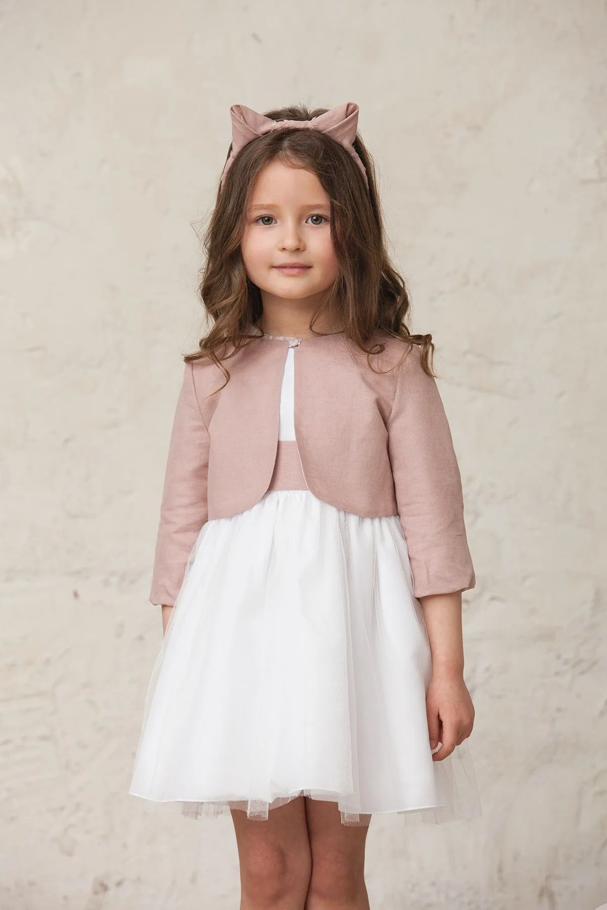 bolero communion girl pink
