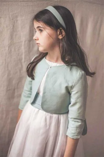 water green communion bolero