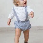baby formal shirt, white