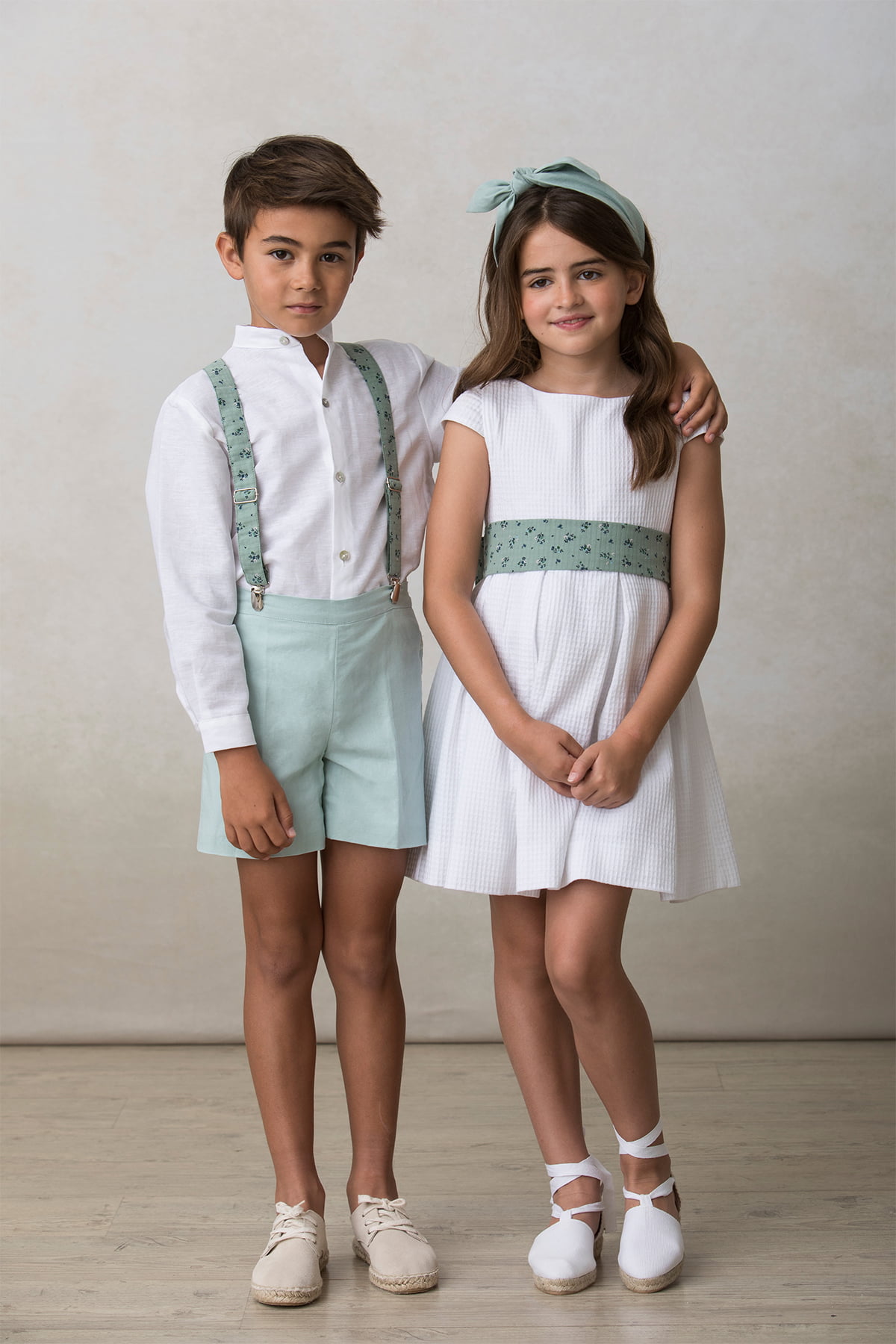 camisa de lino de ceremonia para niño