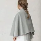 velvet ceremonial cape for girls
