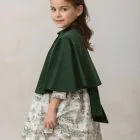 green velvet cape for girls