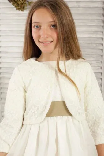girl's communion jacket Valencia1