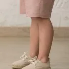linen bermuda shorts for boys, pink nude