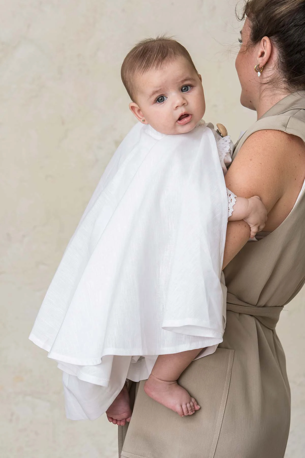 christening cape skirt