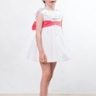 fajín para hacer lazo en vestidos de arras de niña