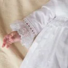 long sleeve baby baptism skirt 1