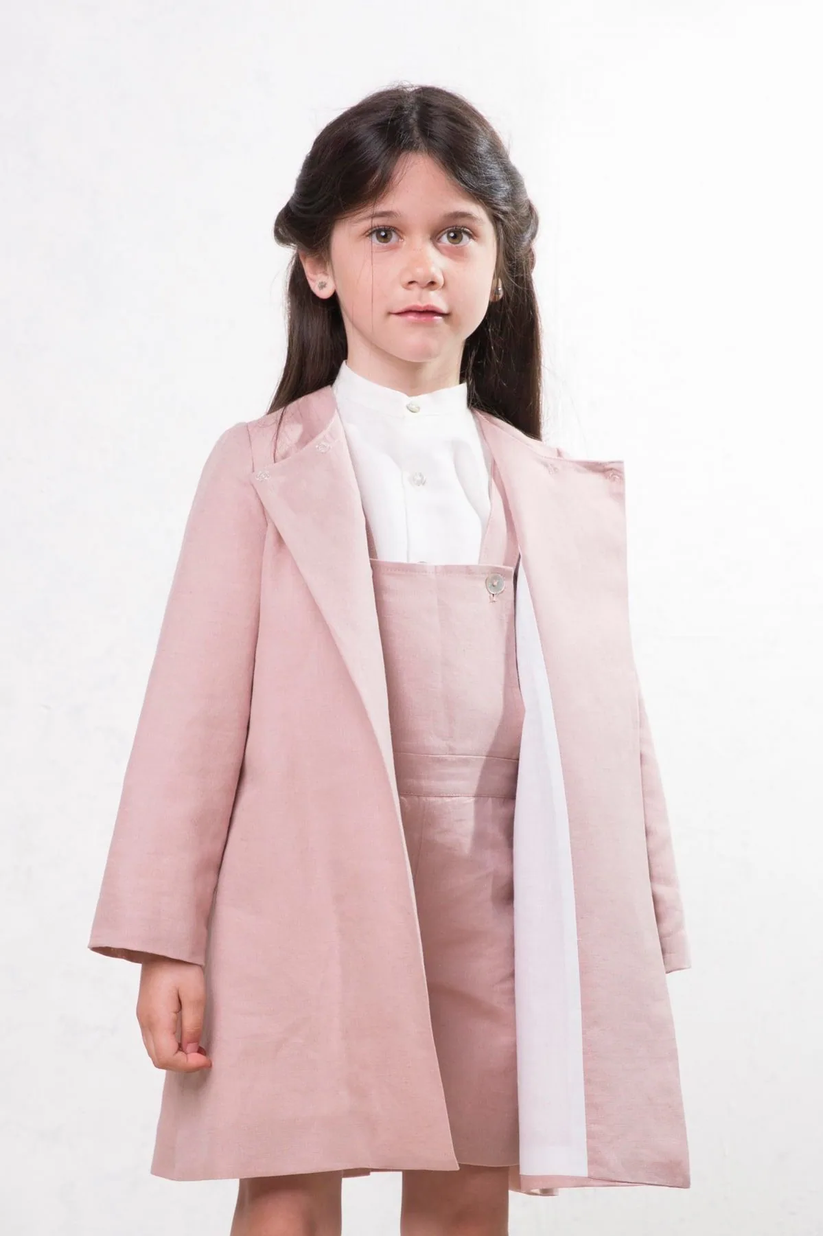 pink dress coat for girls