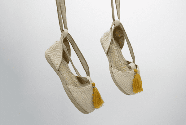 alpargatas ballet colgadas quemono