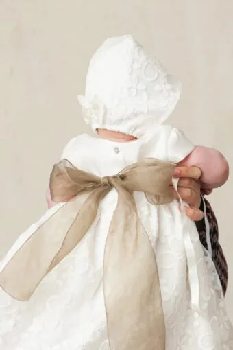fajín de bautizo de bebé