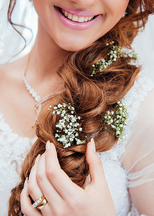 peinados de novia con trenzas