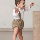 baby boy's suspender pants