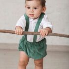camisa blanca de bebé para bodas y ceremonias