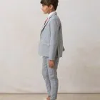skinny grey linen trousers for boys