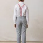 boys' grey linen trousers