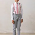boys' linen grey trousers
