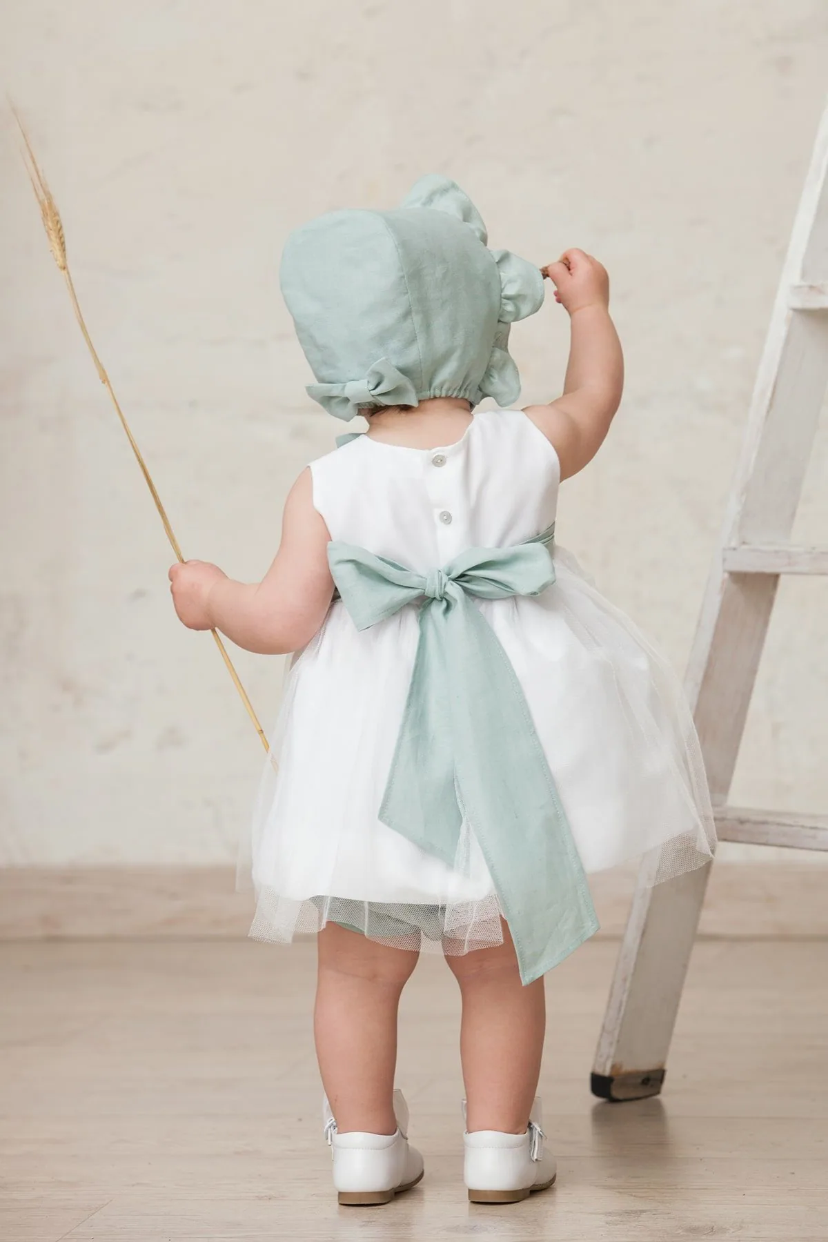 handmade baby ceremony bonnet