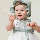 handmade baby bonnet for special occasion