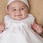 modern baby christening skirt