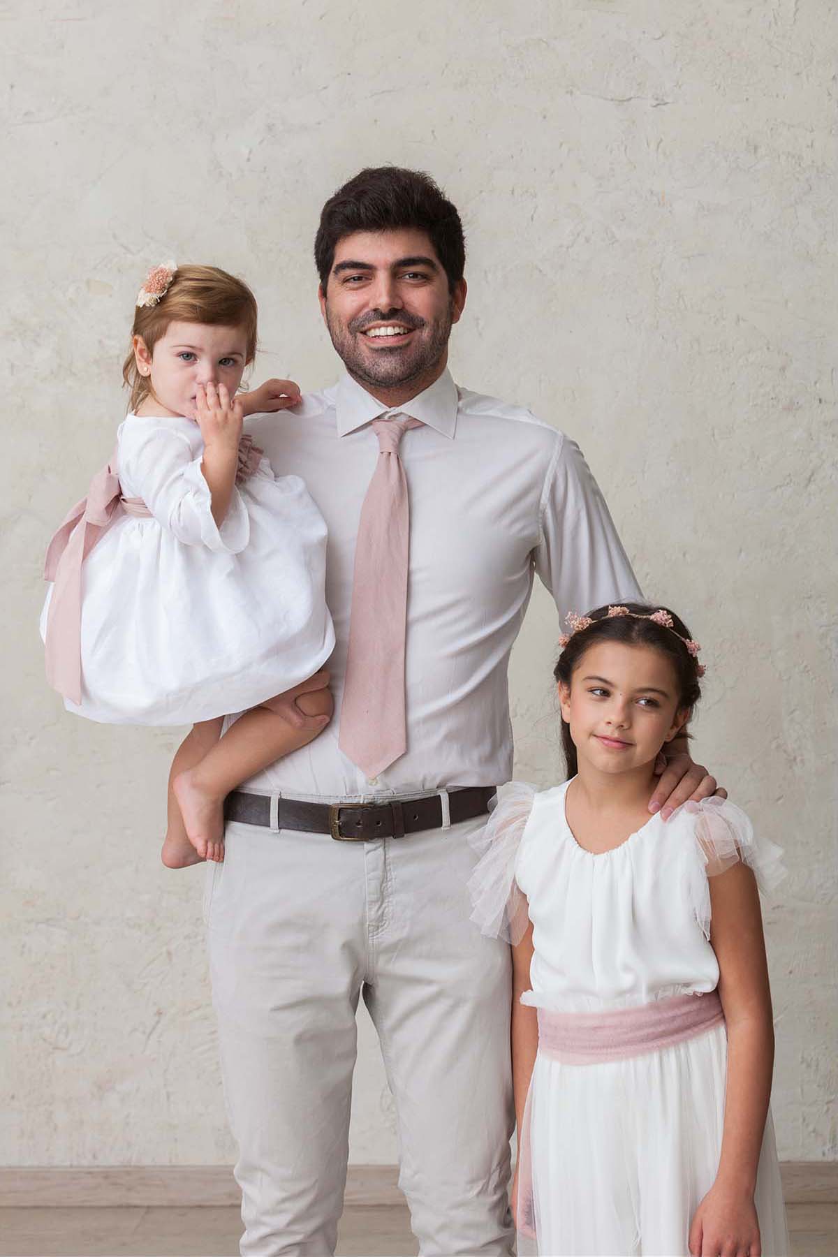 vestido blanco de bebé para niña de ceremonia