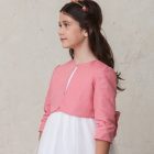 vestido de comunión romántico de niña