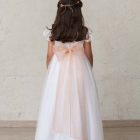 vestido de comunión romántico de niña