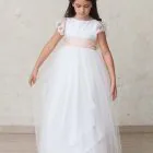 organza sash and bow for communion