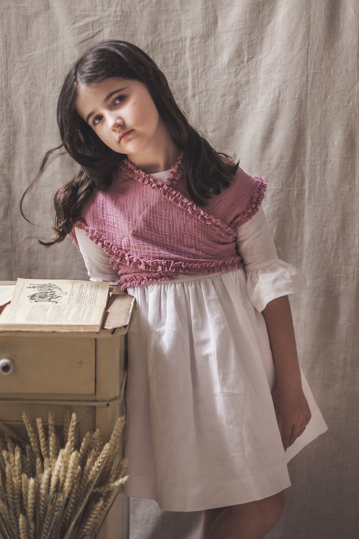 mañanita de niña de arras para boda