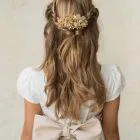 flower hair comb
