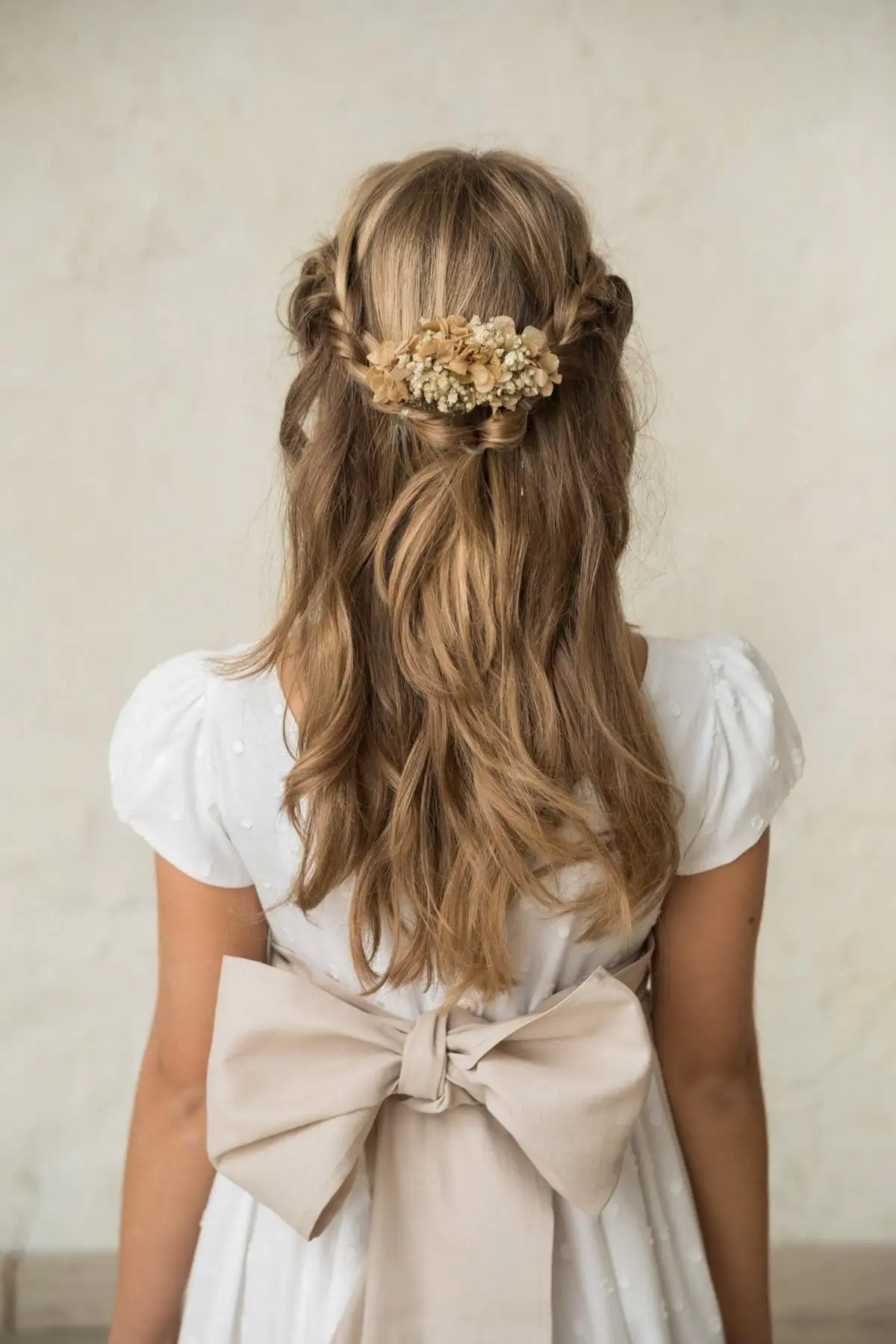 flower hair comb