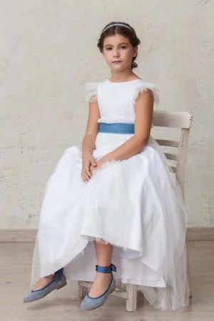 fajín de tul de comunión de niña