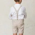 Bermuda shorts, trench coat, formal wear for boys