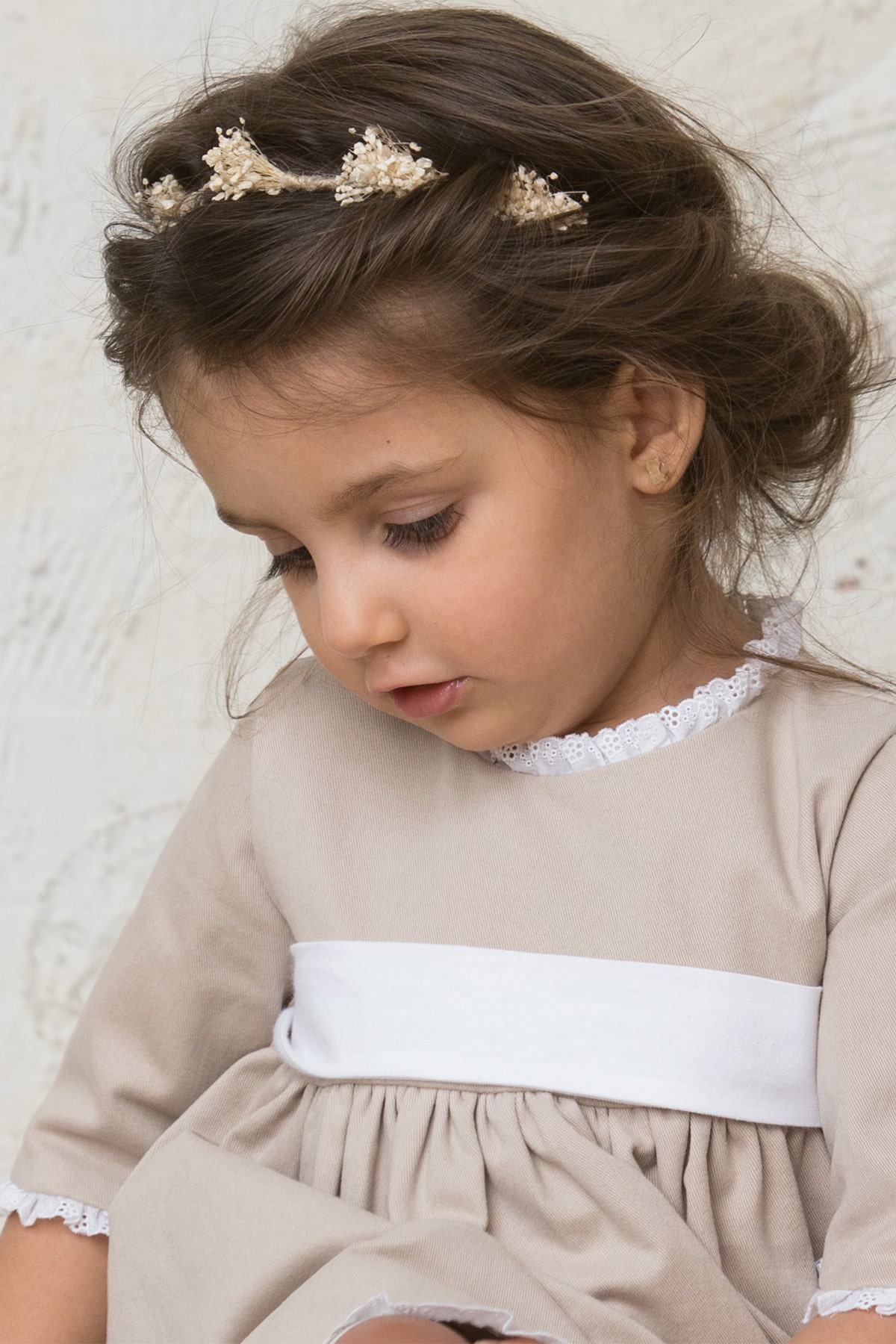 vestido de bebe de color