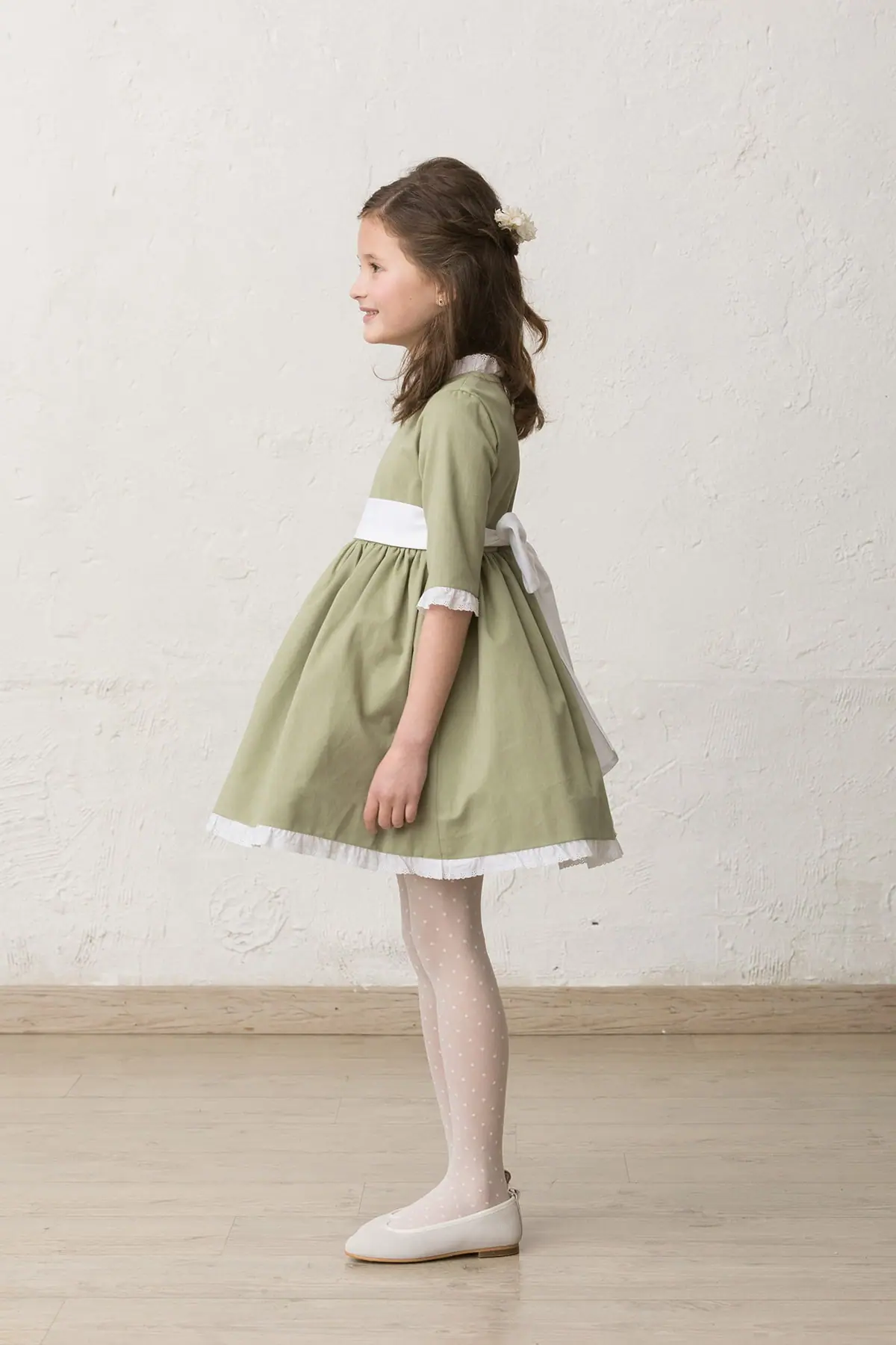 winter dress for a girl's ceremony winter dress for a girl's ceremony