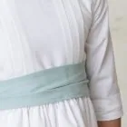white cotton dress for girls' ceremonies