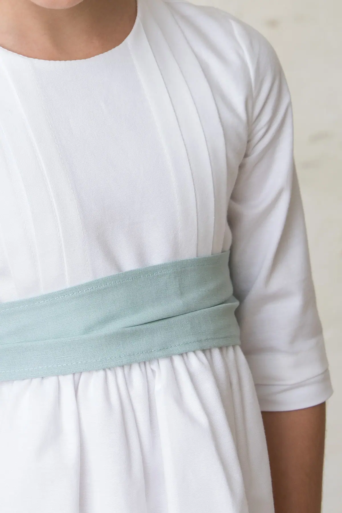 white cotton dress for girls' ceremonies