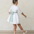 white cotton dress for girls' ceremonies