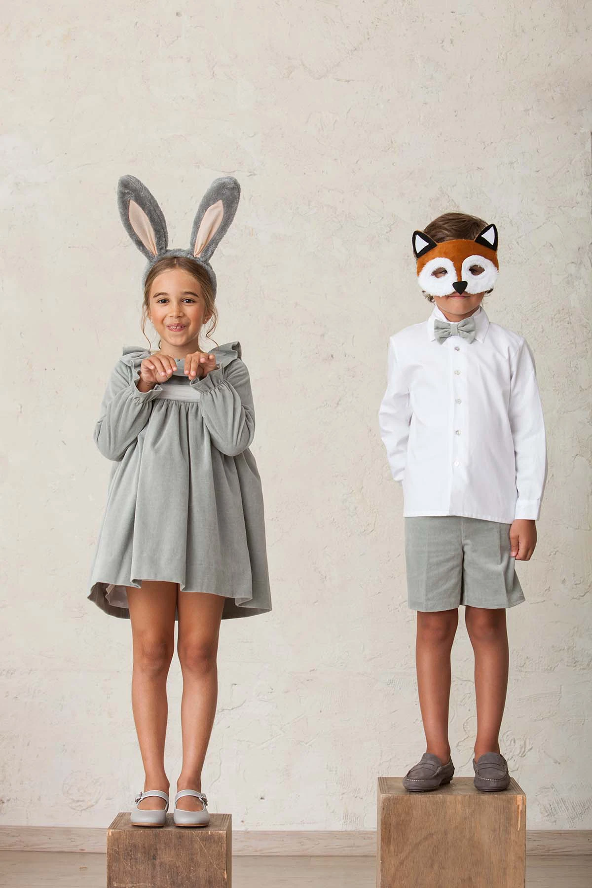 children's wedding arras gray velvet