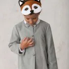 boys' wedding jacket grey velvet