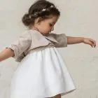 white baby girl dress