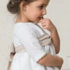 brocade girl's ceremony dress