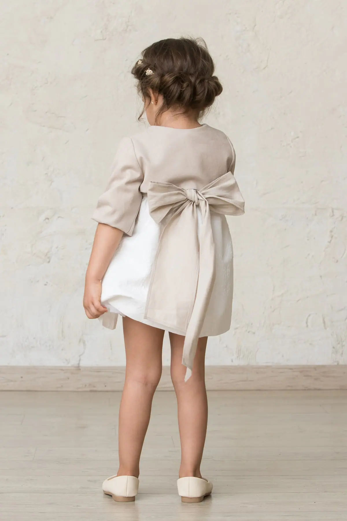 white baby ceremony dress