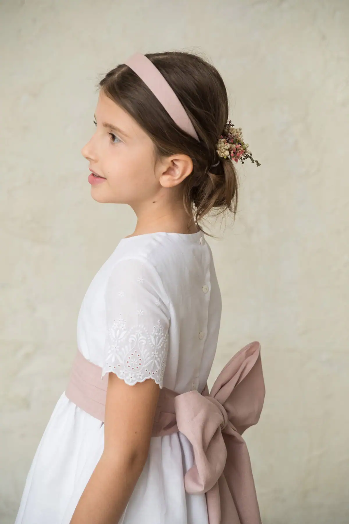 short sleeve communion dress