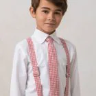 boy's communion shirt, white cotton, long sleeves boy's communion shirt, white cotton, long sleeves