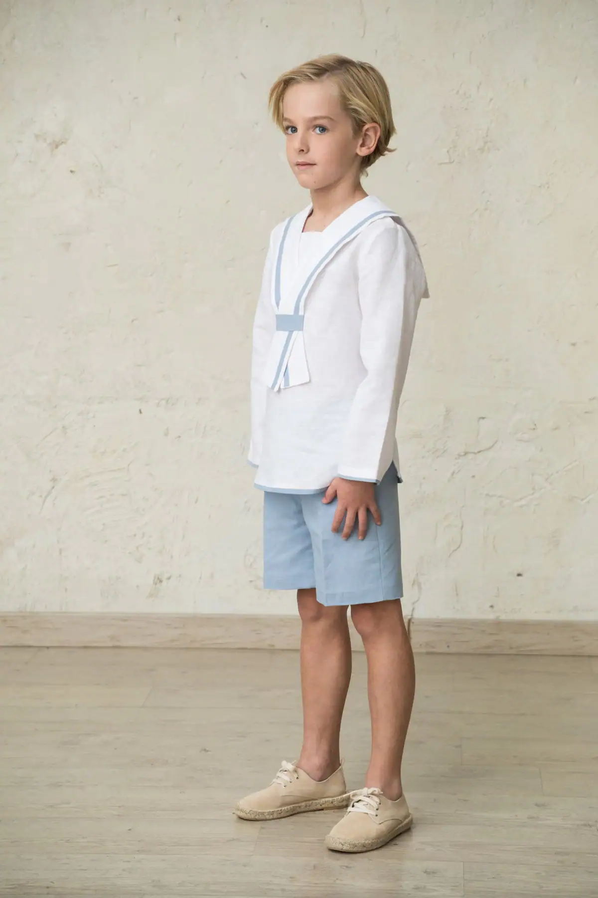 beige espadrilles for boys' formal occasions