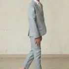 beige espadrilles for boys' ceremonies