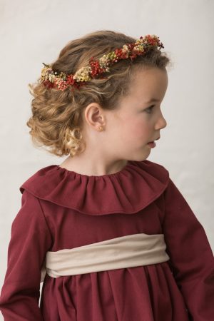 fajín de niña para ceremonia de invierno