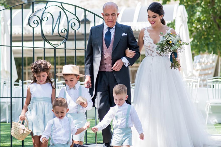 Cómo vestir a los niños de arras en tu boda