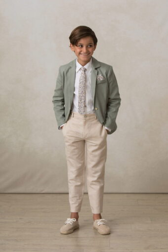 Pitillo beige traje nino ceremonia comunion